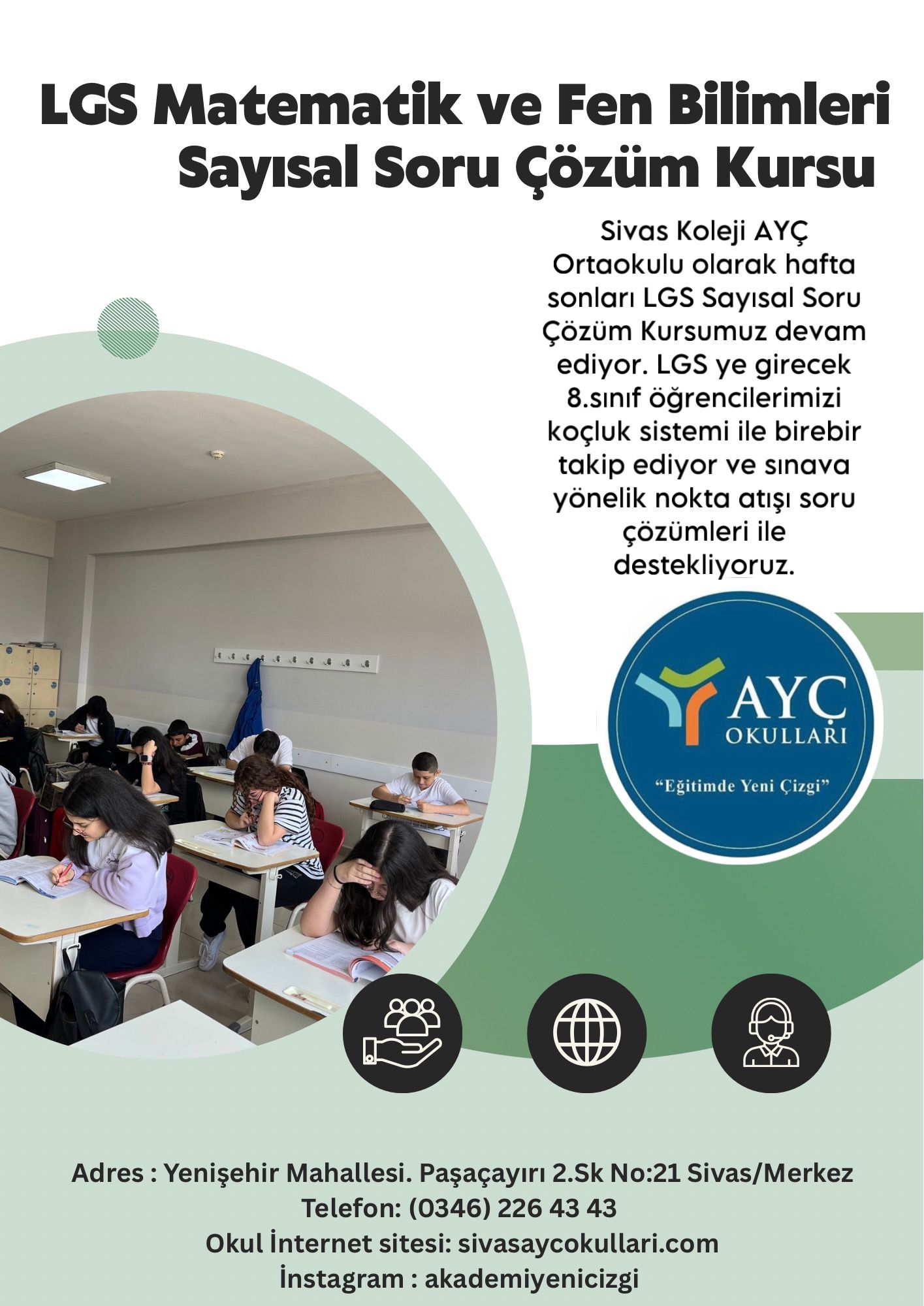 Haftasonu LGS Sayısal Soru Çözüm Kursu